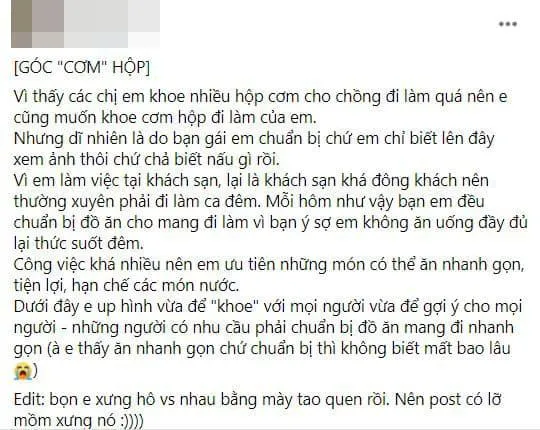 Anh chàng ‘số hưởng’ khi được bạn gái ‘chăm tận răng’ qua những suất cơm văn phòng đẹp mắt như nhà hàng