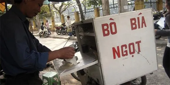 Bò bía ngọt nhắc nhớ tuổi học trò