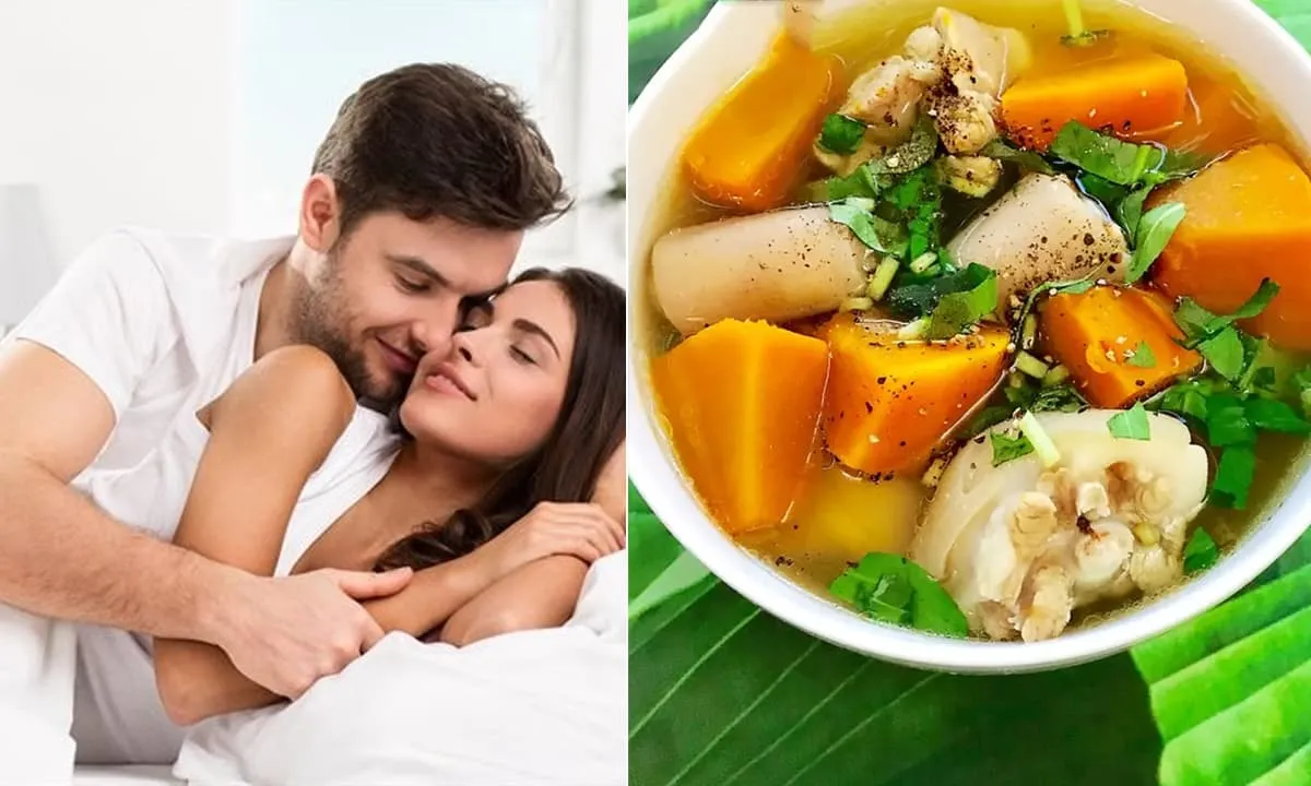 Cách nấu nồi canh bí đỏ hầm đuôi lợn bổ dưỡng, giúp chuyện chăn gối của vợ chồng thêm sung mãn