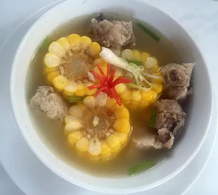 Canh bắp hầm xương mát bổ