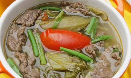 Canh dưa bò ấm nồng trong trời thu se lạnh