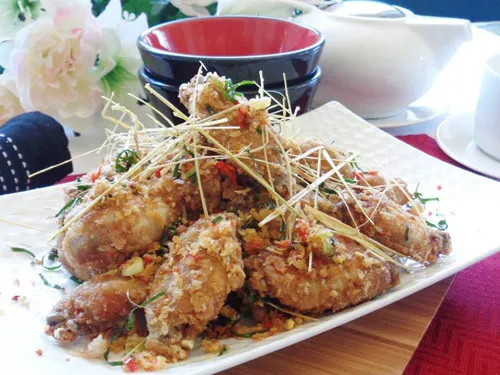 Cánh gà rang muối ngon miễn chê