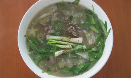 Canh khế thịt bò