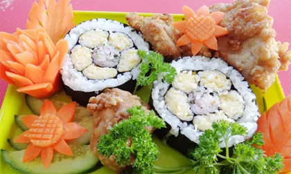 Cơm cuộn sushi vừa ngon lại đẹp