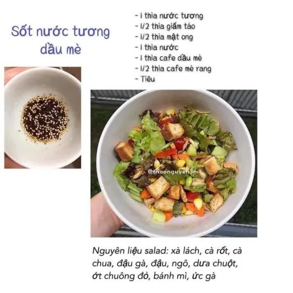 Công thức pha 10 loại nước sốt trộn salad: Đảm bảo không lo béo mà hương vị được đổi mới mỗi ngày