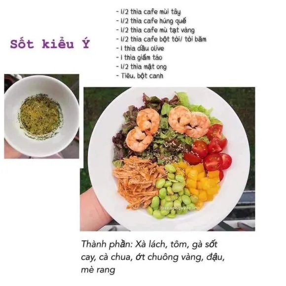 Công thức pha 10 loại nước sốt trộn salad: Đảm bảo không lo béo mà hương vị được đổi mới mỗi ngày