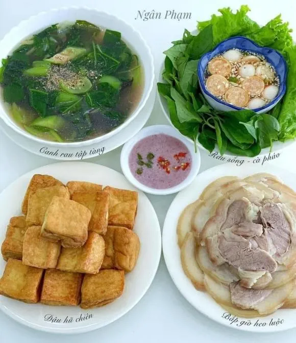 Gợi ý hơn 10 mâm cơm nhà đầy đủ 4 món nấu nhanh và hương vị thơm ngon khó cưỡng