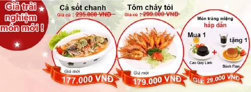 Món ăn tuyệt hảo – Giá cả tuyệt vời