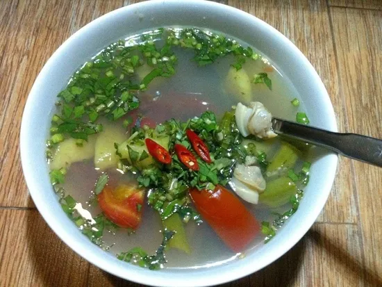 Nấu canh ngao chua thanh mát cho ngày nắng