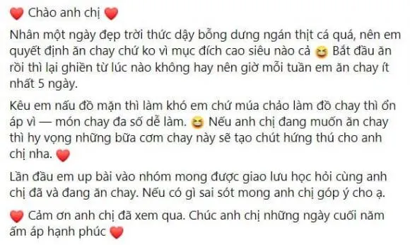 Ngán thịt cá, cô gái chuyển sang ăn chay, nhìn mâm cơm nhiều người phát thèm