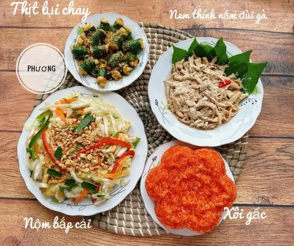 Sắp tới ngày Rằm, gợi ý gần 20 mâm cơm chay ngon lành, đẹp mắt, nhìn đã muốn gắp