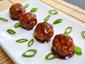 Thịt viên xốt Teriyaki đổi món cho cả nhà