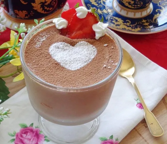 Tráng miệng tuyệt vời với chocolate mousse