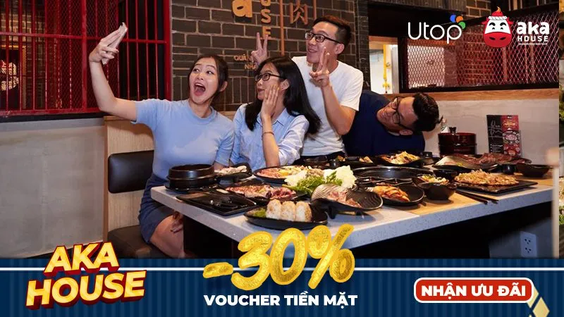 Voucher tiền mặt Aka House siêu hot săn ngay chỉ vài bước đơn giản cùng UTop